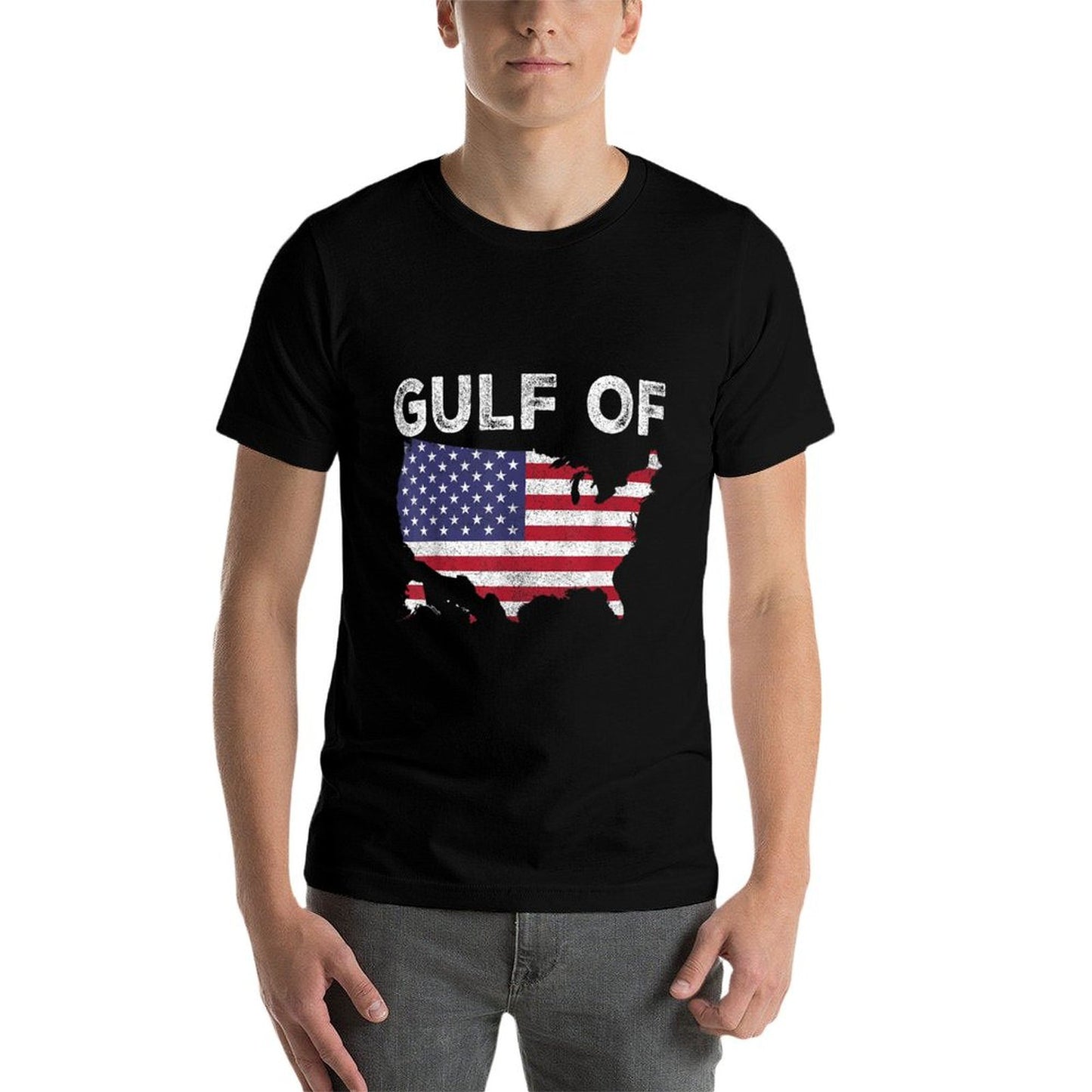 Vintage Gulf Of United States Of America USA Map Classic T-Shirt
