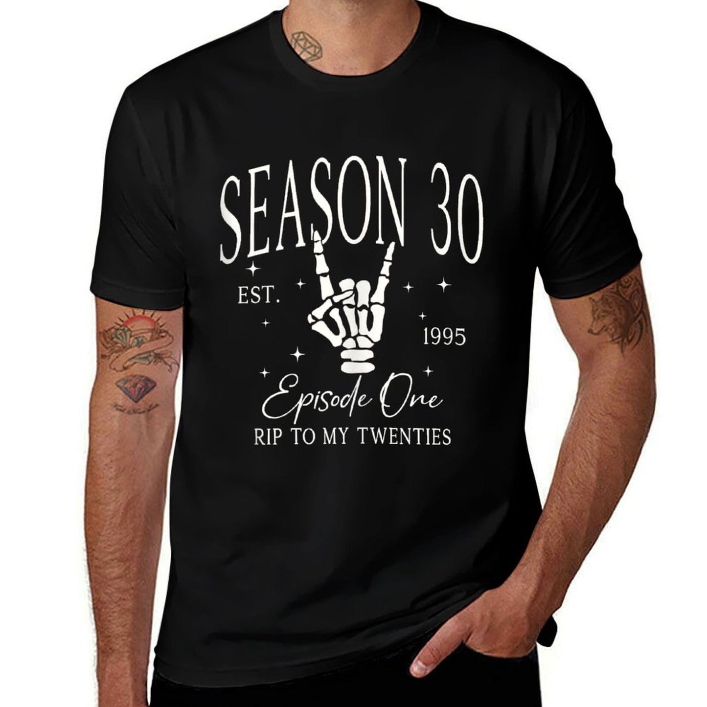 30th for Women 1995 Funny RIP 20s Death To My 20s Dirty 30 Heathered Texture T-Shirt
