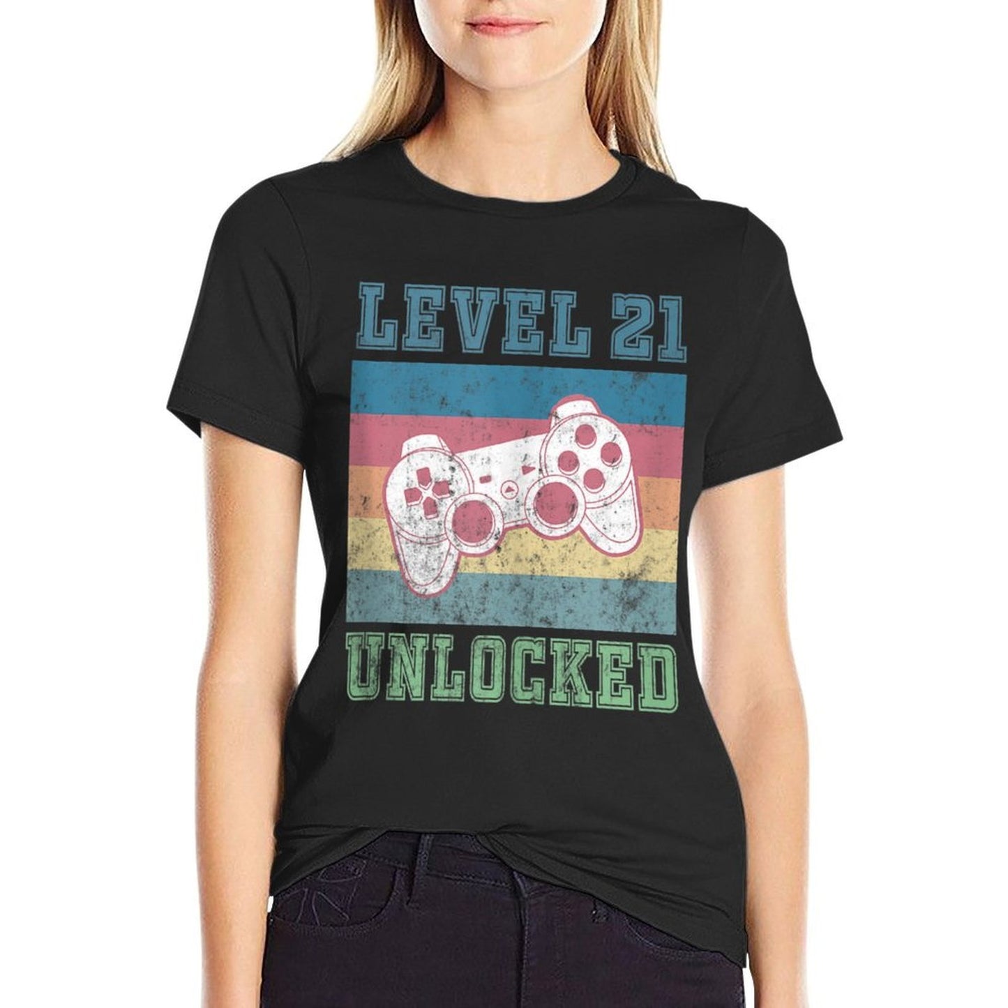 21st Birthday Boys Son Gift 21 Year Old Daughter Girls Tagless Design T-Shirt