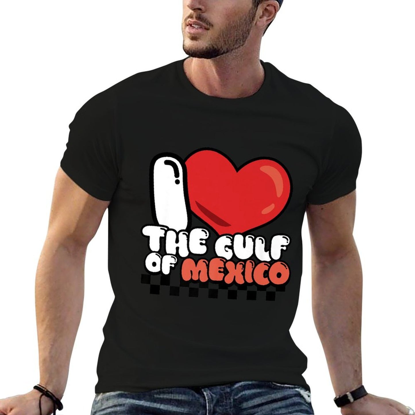I Heart I Love The Gulf of Mexico USA America Meme Funny Premium Soft T-Shirt