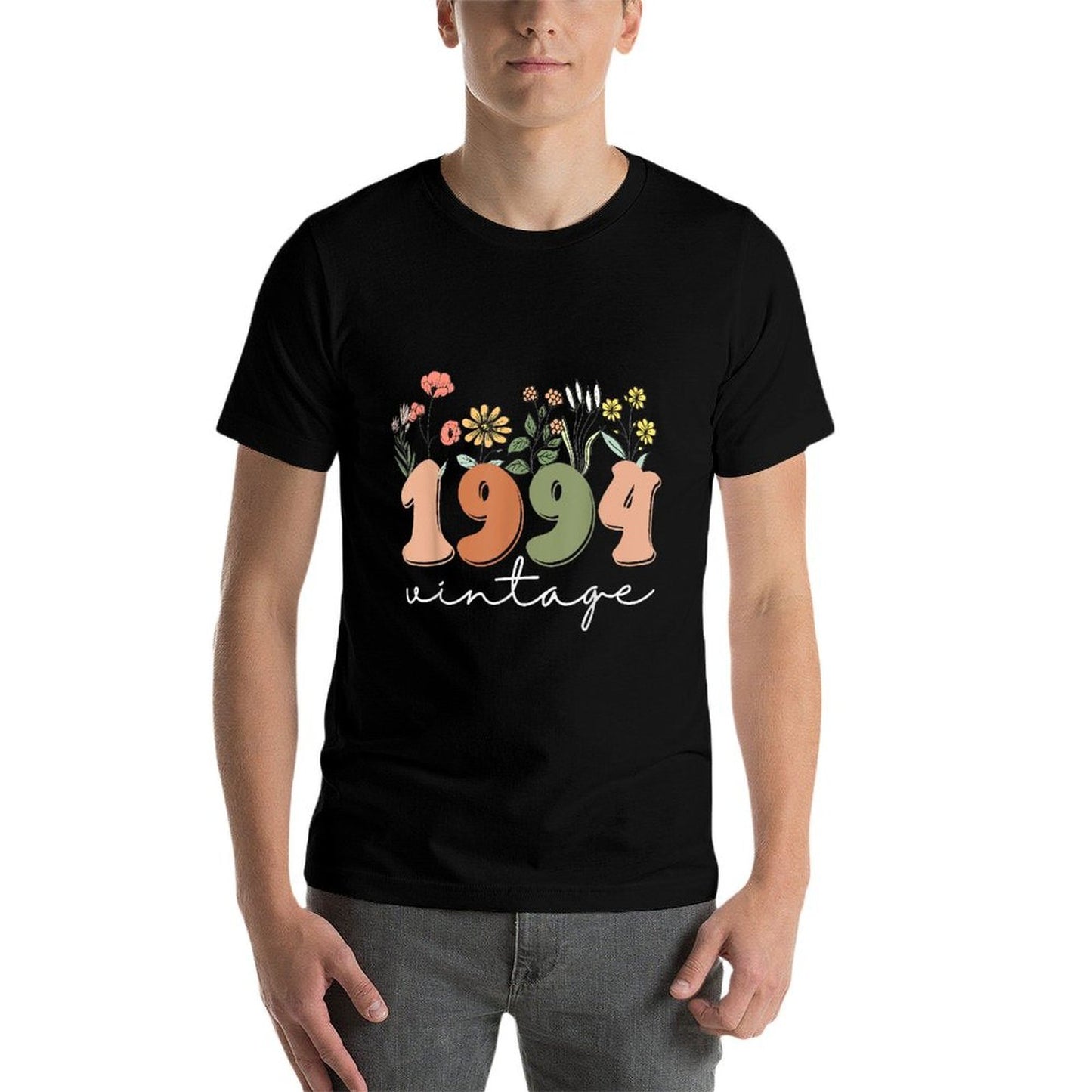 30 Years Old Vintage 1994 30th Birthday Wildflower Women Comfortable T-Shirt