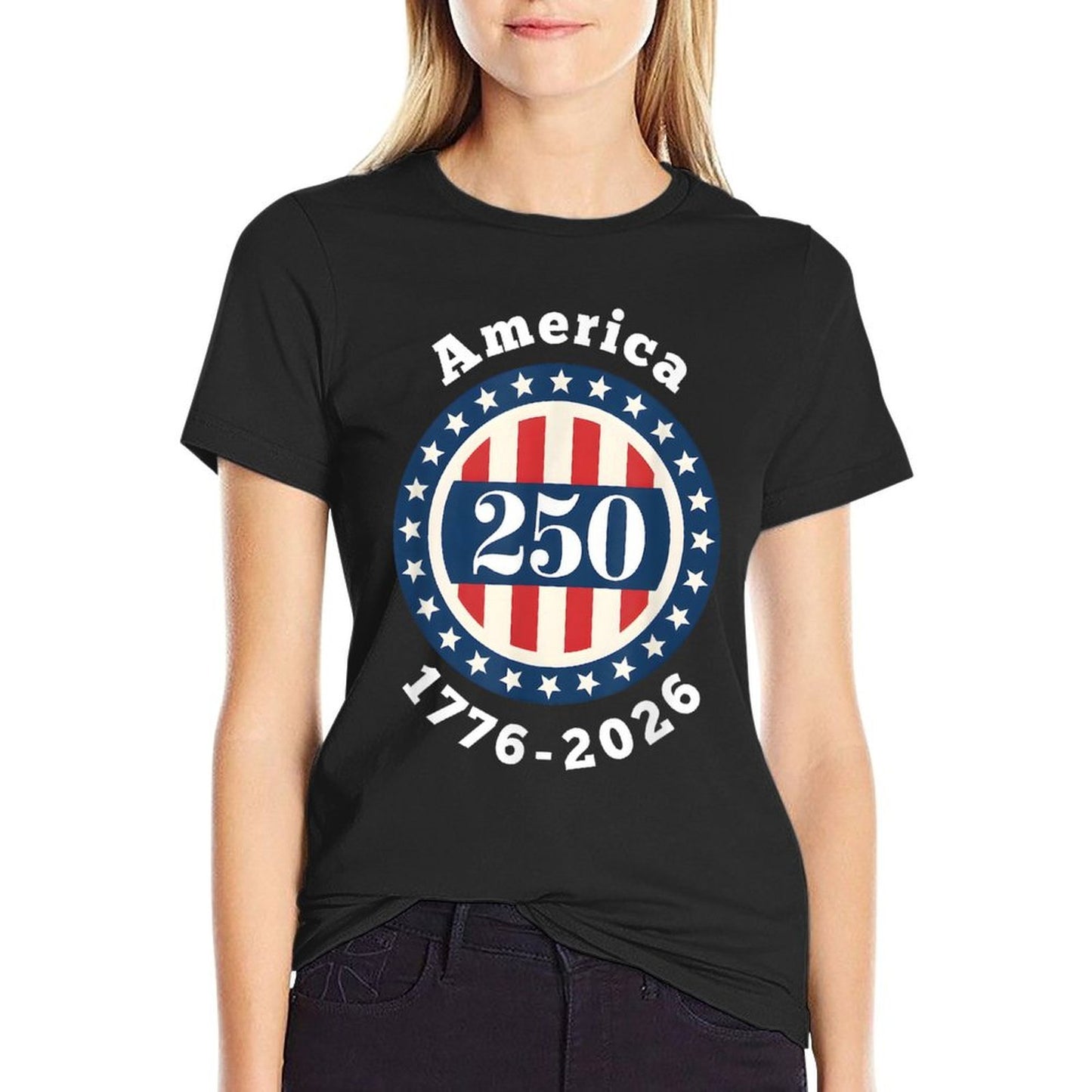1776-2026 Semiquincentennial Declaration of Independence 250 High-quality Stitching T-Shirt