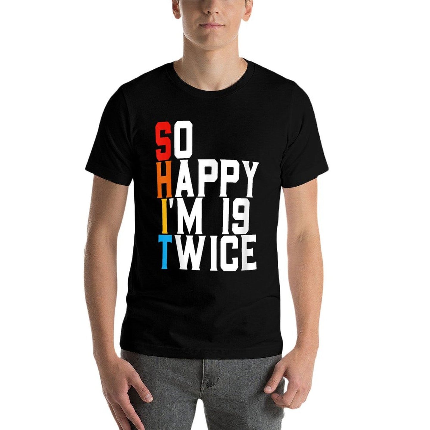 Sarcastic Funny 38 Years Old Bday Vintage 38th Birthday Summer-ready Fabric T-Shirt