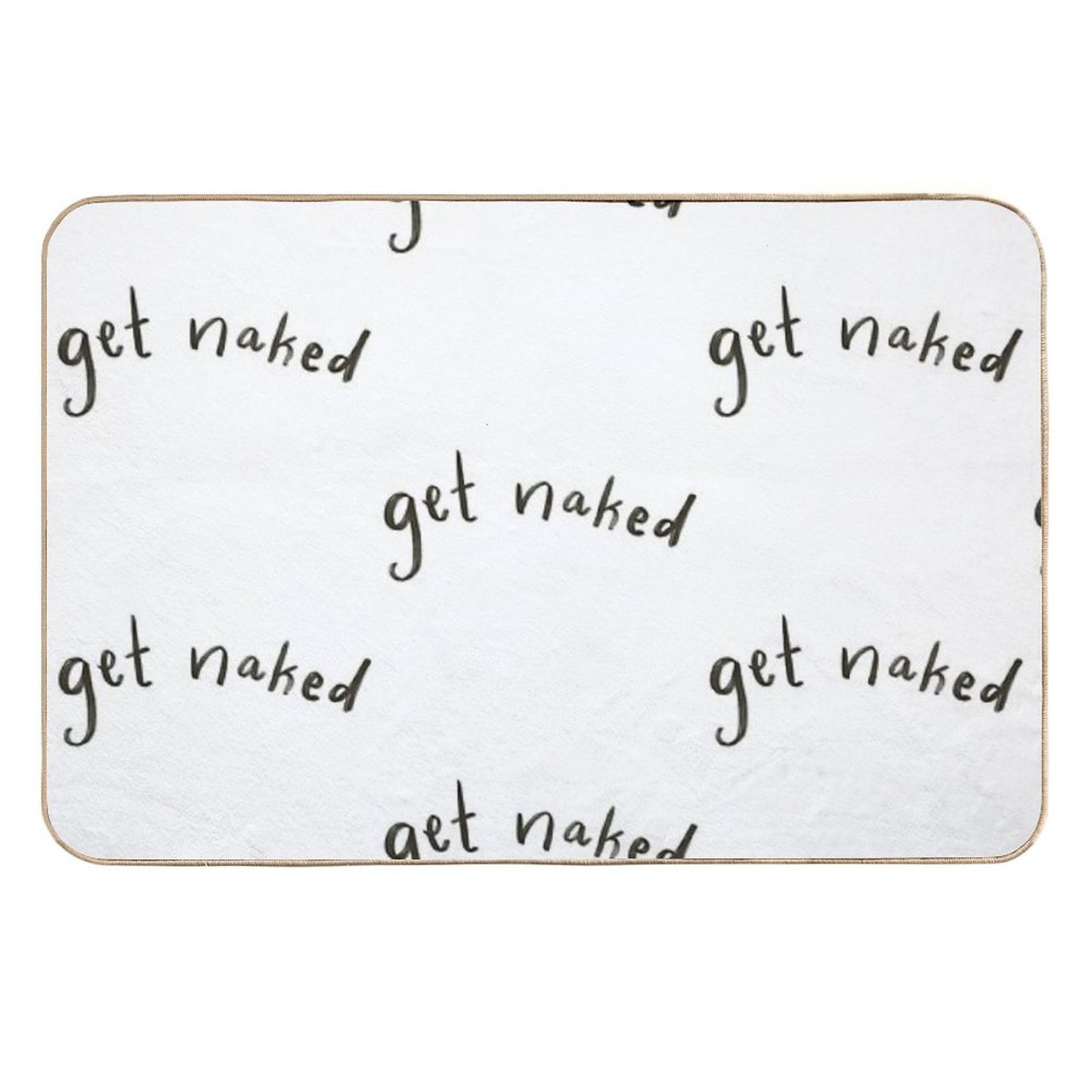 Get Naked Bathroom Art Easy To Clean Bath Mat
