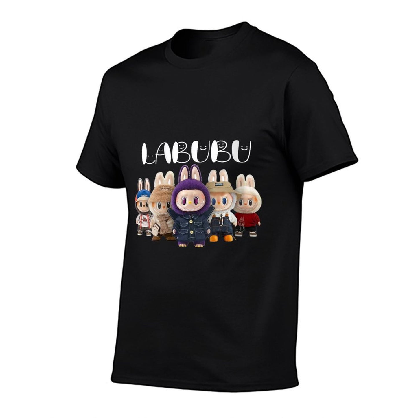 Womens Cute Labubu The Monsters Funny Labubu Lover Men Women Kids Slim-fit Cut T-Shirt
