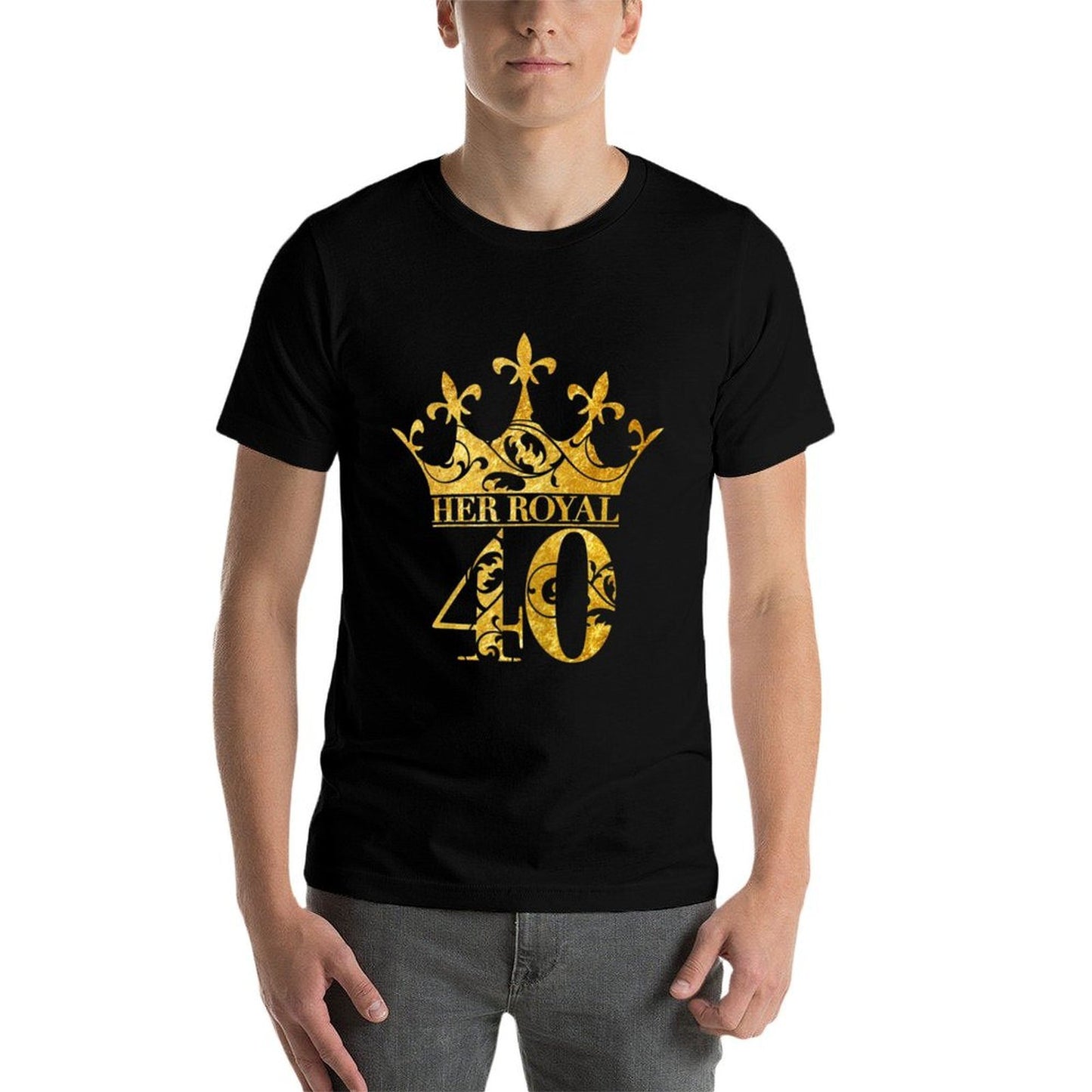 Womens 40th Birthday Gifts For Women Her Royal 40 Crown Party Quick-drying T-Shirt