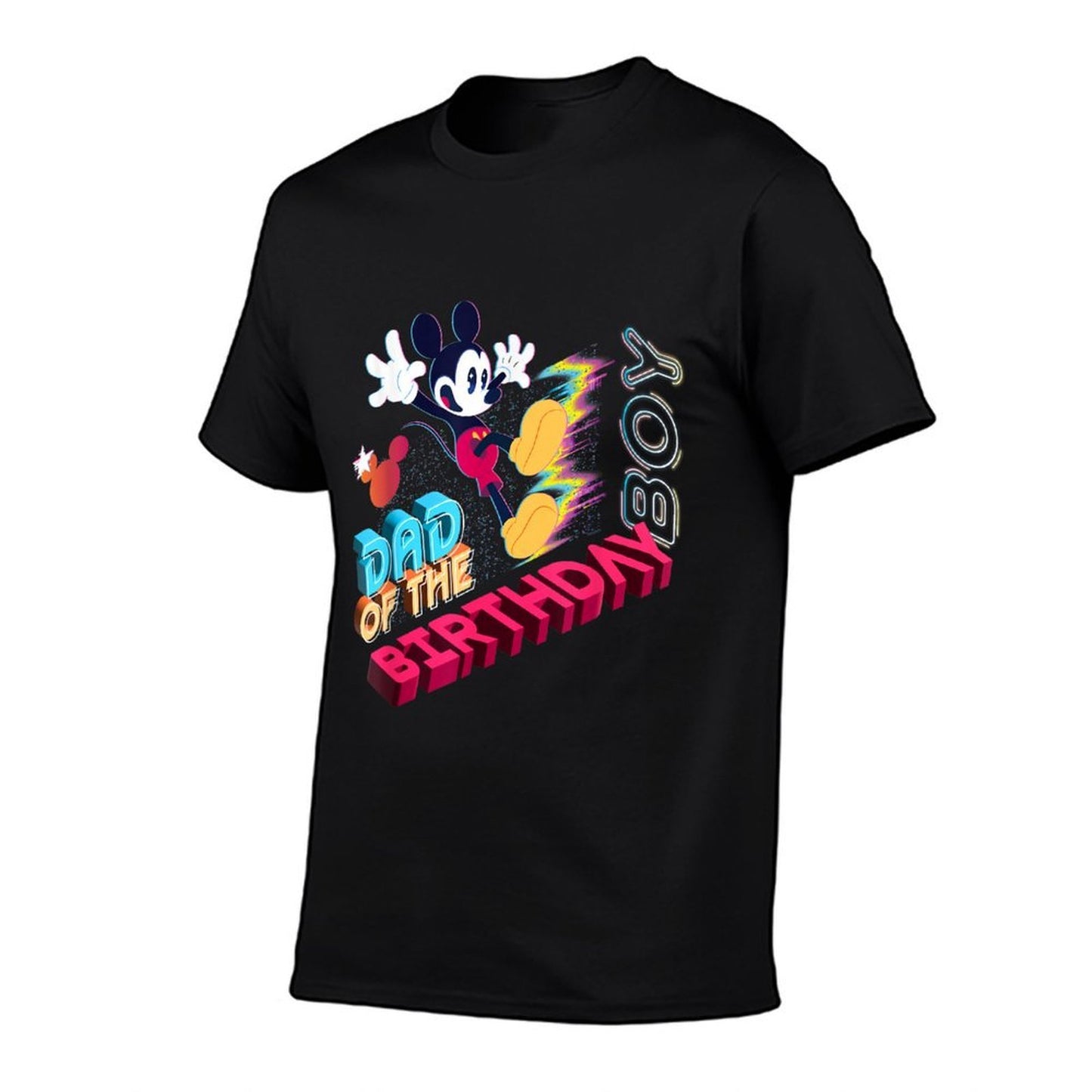 Disney Mickey Mouse Family Star Dad of The Birthday Boy Easy-care T-Shirt