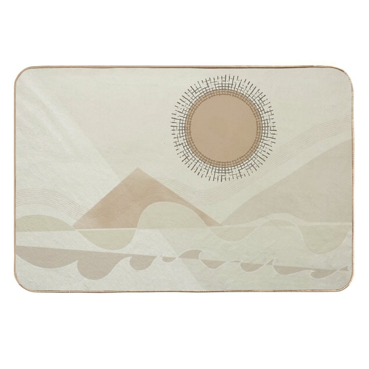 NUDE TROPICS (Series 02V1)- Tropical Easy To Clean Bath Mat