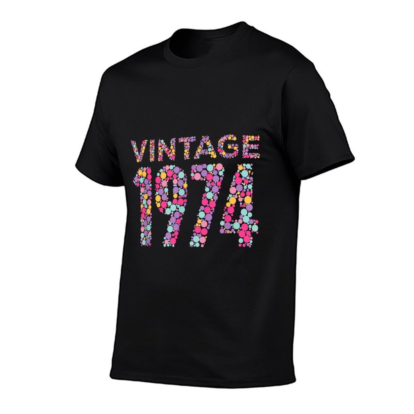 50th Birthday Gift For Men And Women. Vintage 1974 Slim-fit Cut T-Shirt