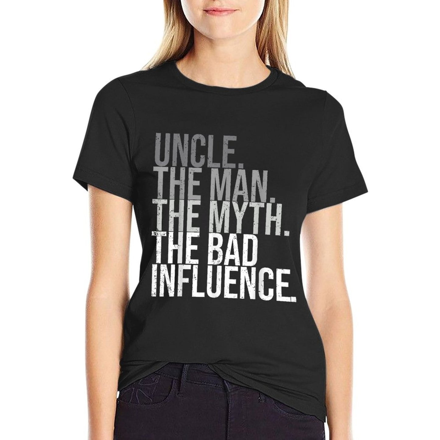 Uncle The Man The Myth The Legend Fun Best Funny Uncle Versatile T-Shirt