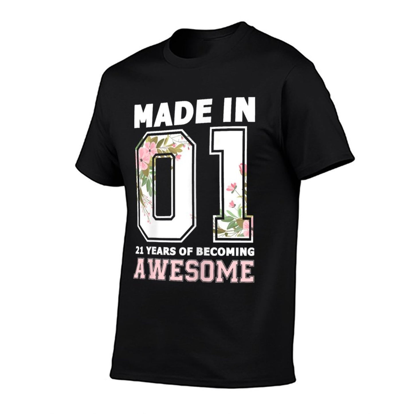 21 Years of Becoming Awesome 2001 21st Birthday Durable T-Shirt
