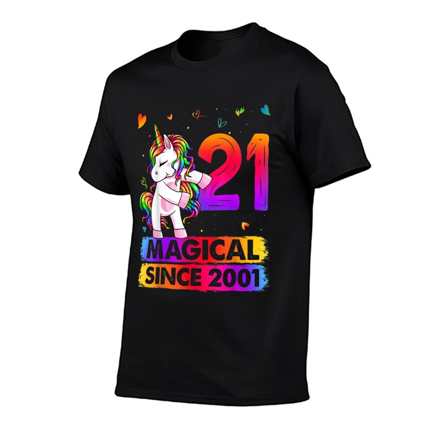 21 Year Old Unicorn Flossing 21st Birthday Unicorn Party Lightweight T-Shirt