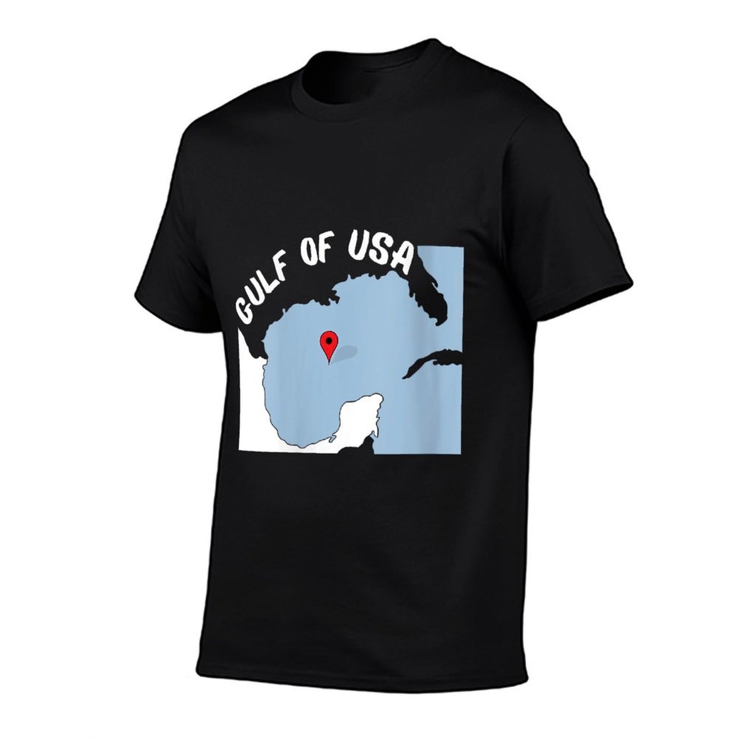 Womens Gulf of United States of America Tagless Design T-Shirt