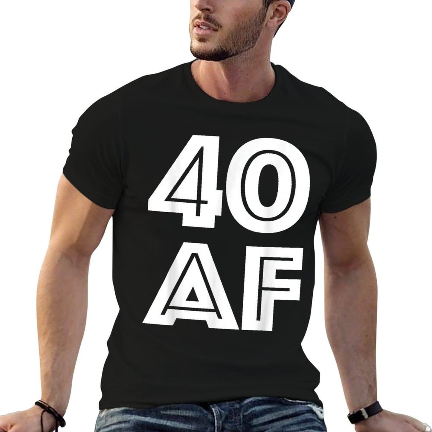 40th Birthday - 40 AF Fabulous at 40 Easy-care T-Shirt
