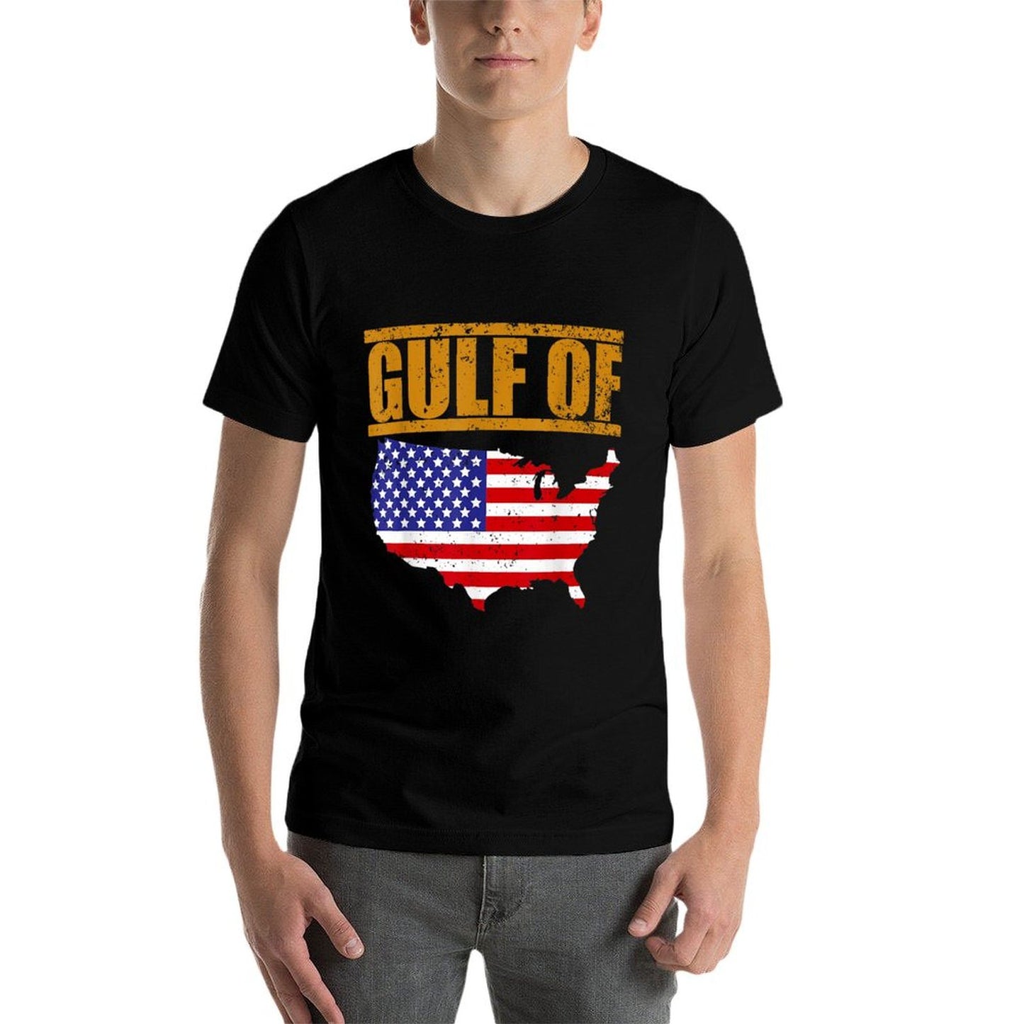 Vintage Gulf of United States of America Cotton T-Shirt