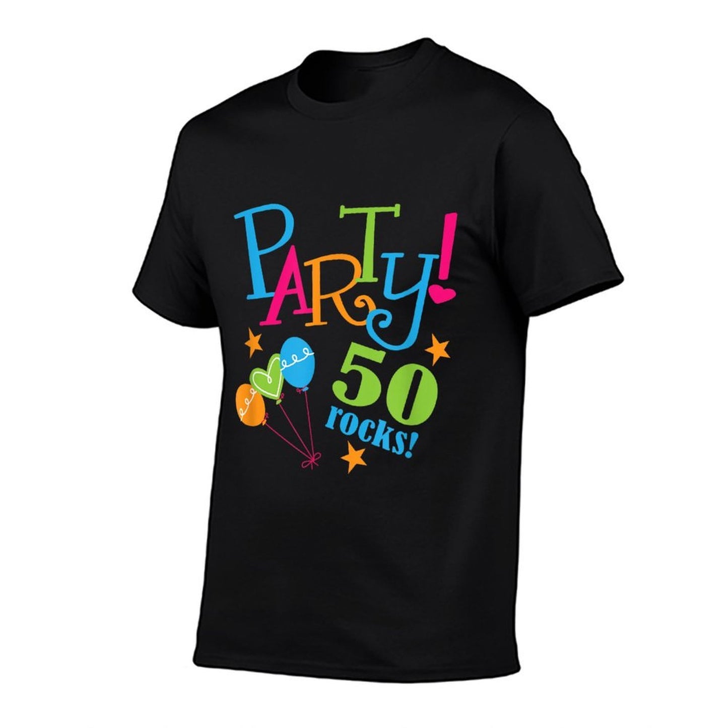 50th Birthday Funny 50 Rocks Party Photo Vintage-inspired T-Shirt