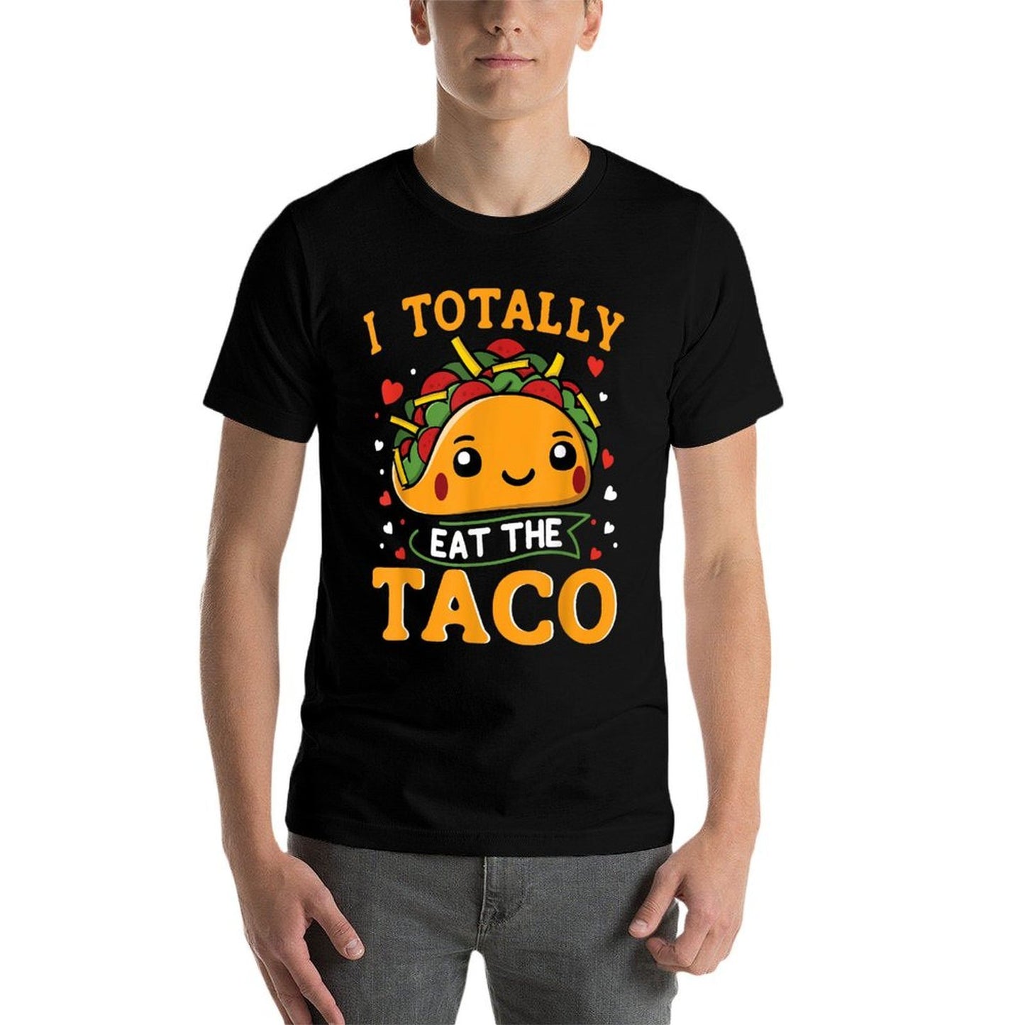 I Totally Eat The Taco Funny Mexican Food Taco Lover Polyester Blend T-Shirt