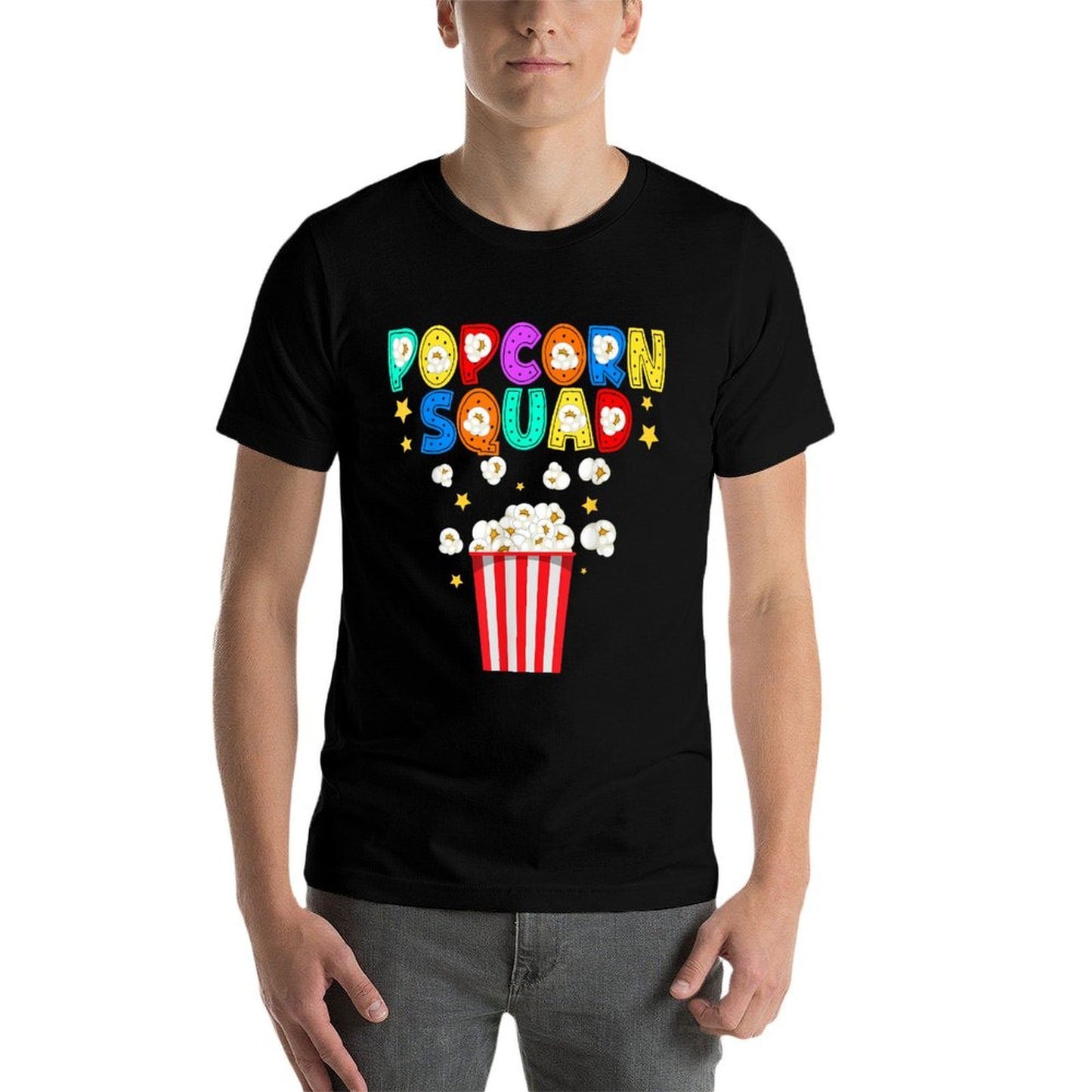 Popcorn Squad Movie Theater Lover Theatre Nerd Durable T-Shirt