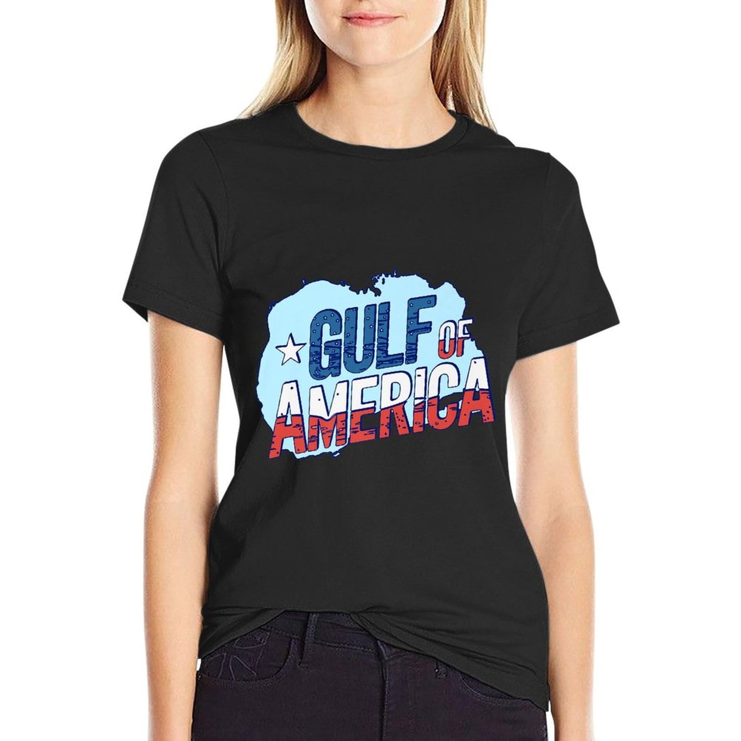 Gulf of USA America Premium High-quality Stitching T-Shirt