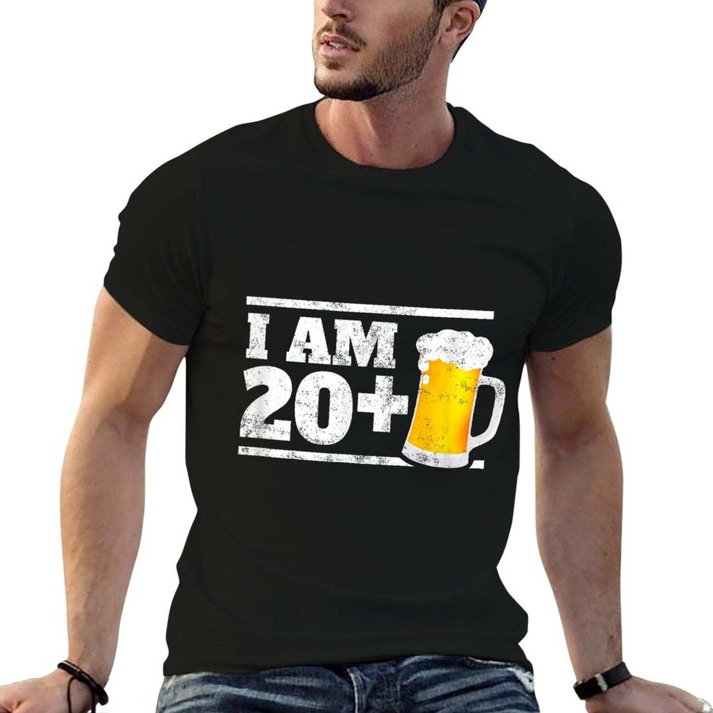 Beer Birthday - Milestone 21st Bday - Joke Gag Gift Eco-friendly Material T-Shirt