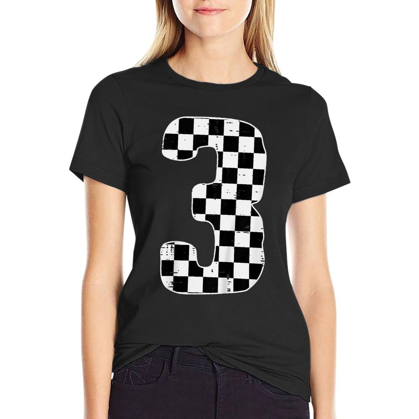 Kids 3rd Birthday 3 Racing Three Year Old Bday Boys Girls Odor-resistant T-Shirt