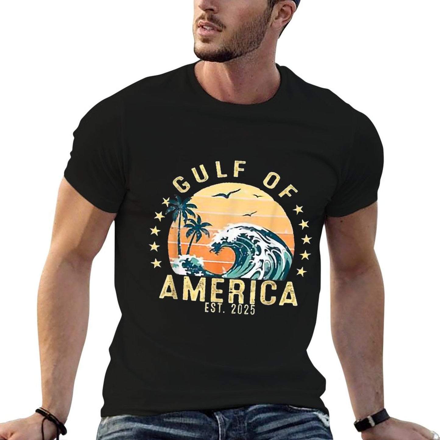 American Pride American Patriot Gulf Of USA America Durable T-Shirt