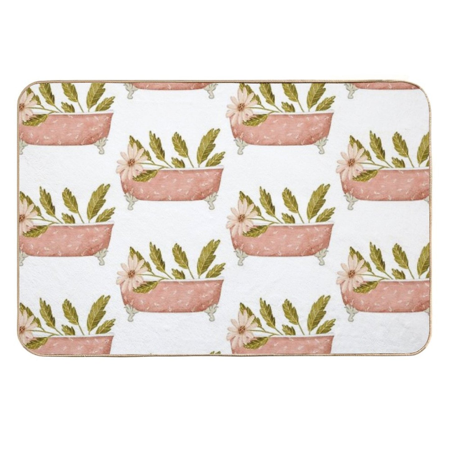 Feminine Bath Time Eco-Friendly Bath Mat