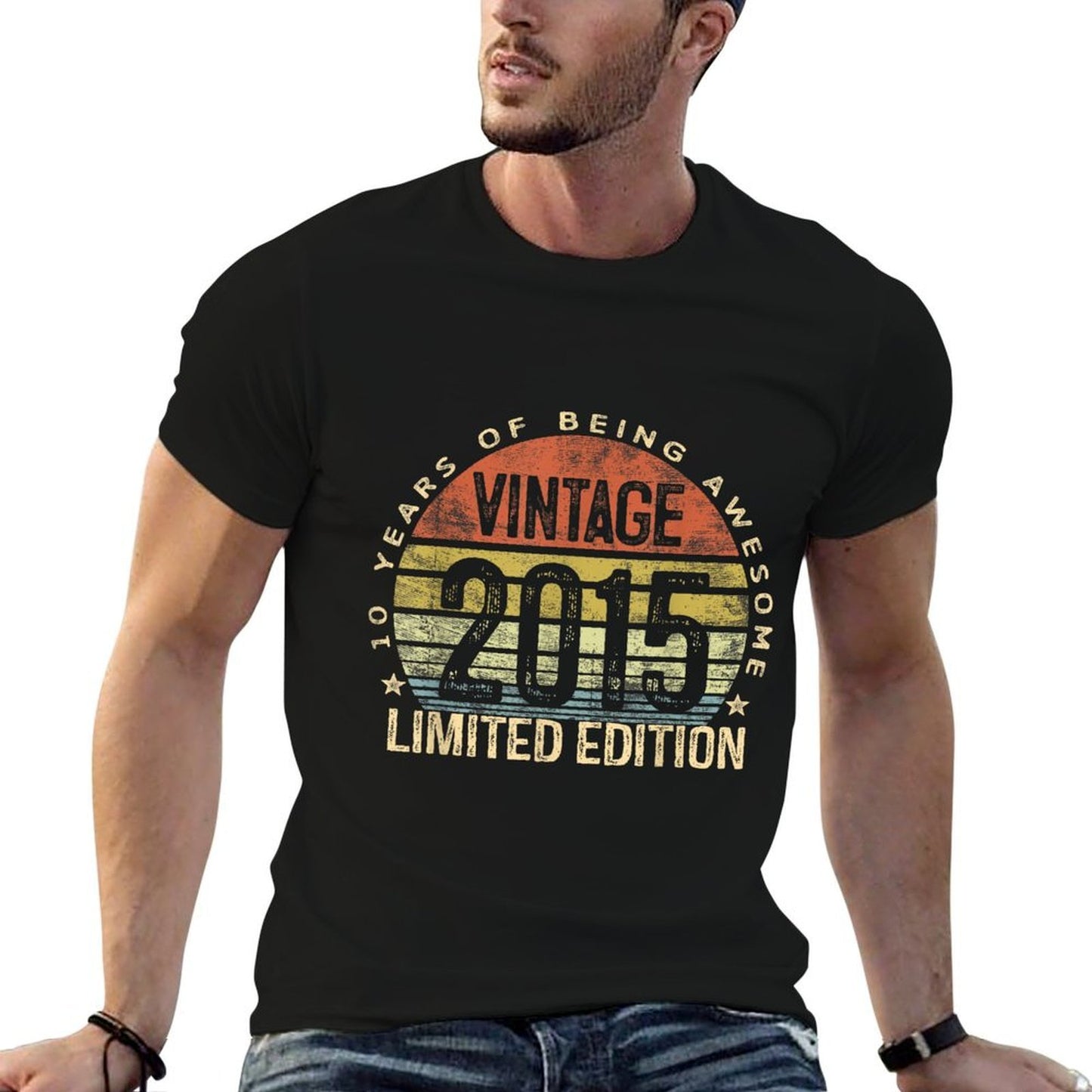 Vintage 2015 Limited Edition 10-Year-Old Gifts 10th Birthday Lightweight T-Shirt