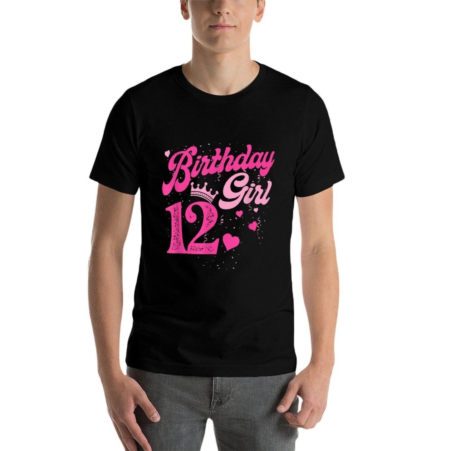 12th Birthday Girl Crown 12 Years Old Bday Moisture-wicking T-Shirt