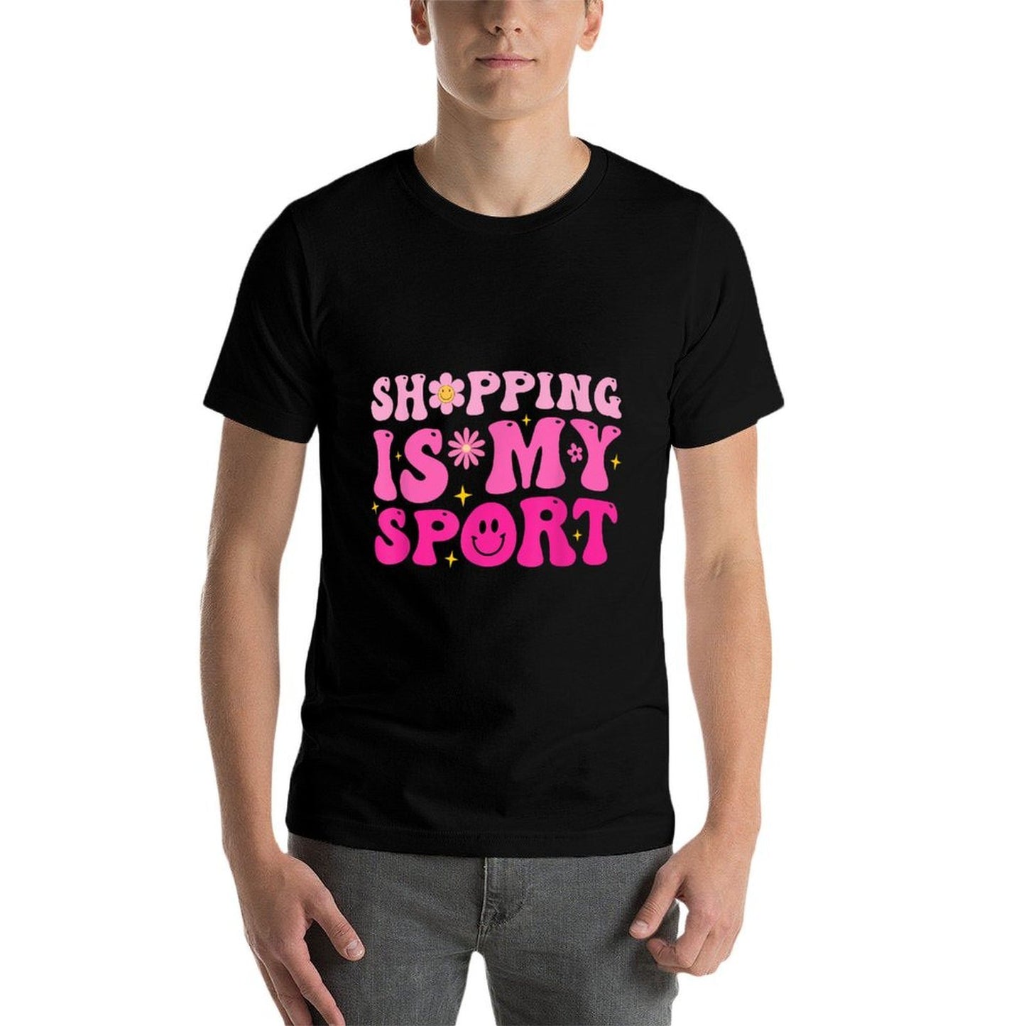 Groovy Shopping Is My Sport Funny Shopping Lover Lightweight T-Shirt