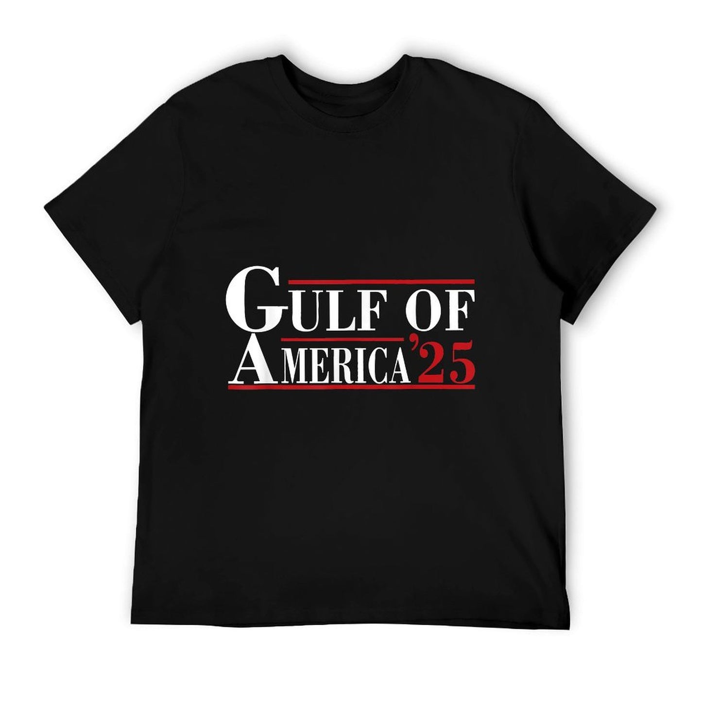 Gulf of USA America Funny USA Flag Cotton T-Shirt