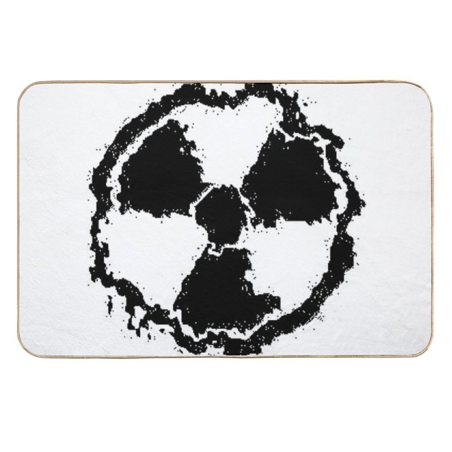 Toxic Hazard Embled Anti-Trip Bath Mat
