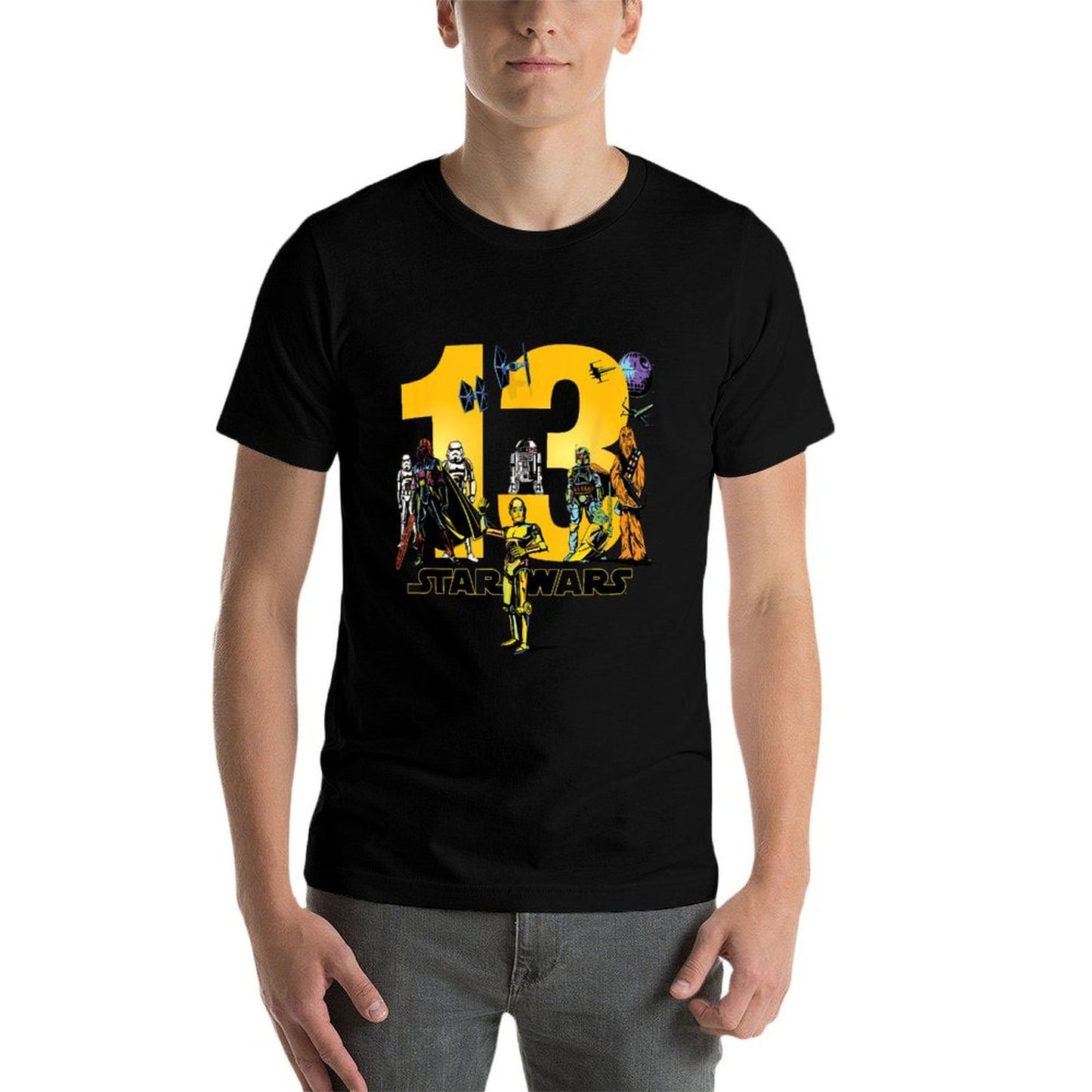 Star Wars Classic Characters Thirteenth Birthday 13 Year Old Durable T-Shirt