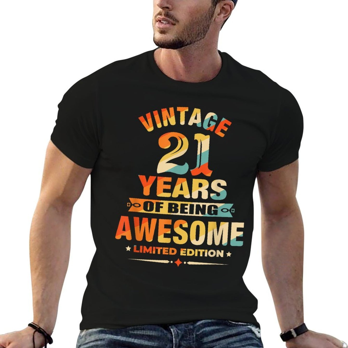 21 Year Old Gifts Vintage 2000 Limited Edition 21st Birthday Odor-resistant T-Shirt