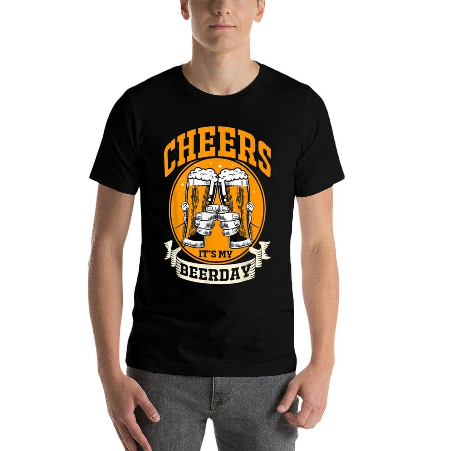 50th Birthday Cheers Its My Beerday Affordable Price T-Shirt