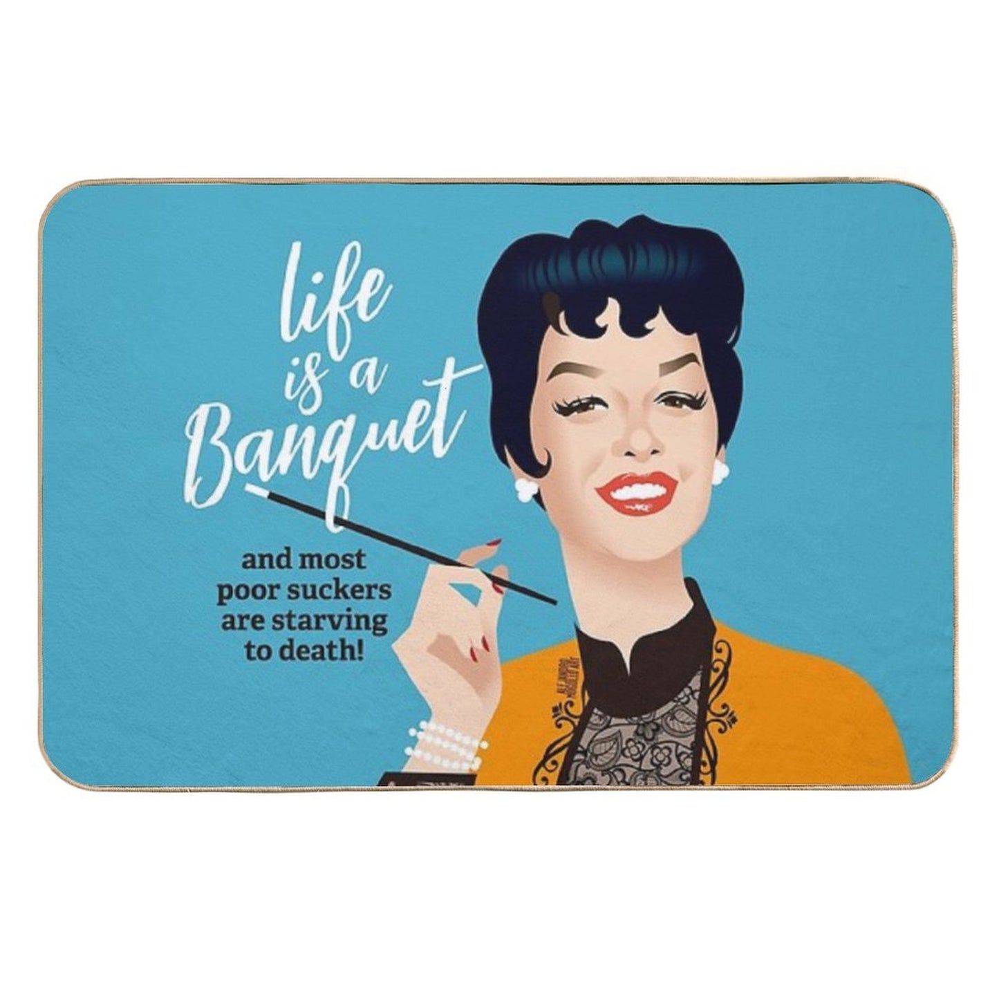 Banquet! Rapid-Drying Bath Mat