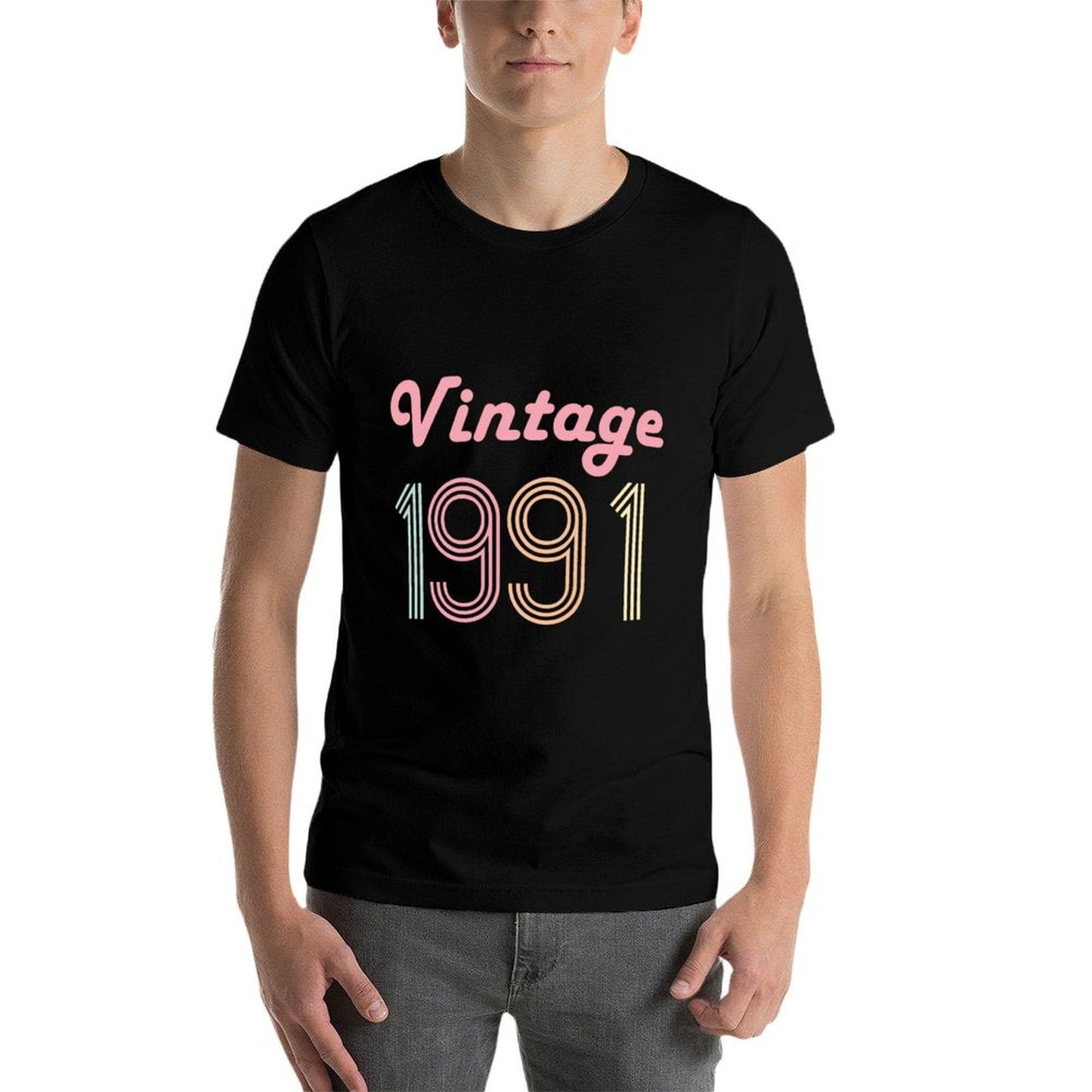 30th Birthday Gifts Women 30 Year Old Vintage 1991 Daughter Sweatshirt Versatile T-Shirt