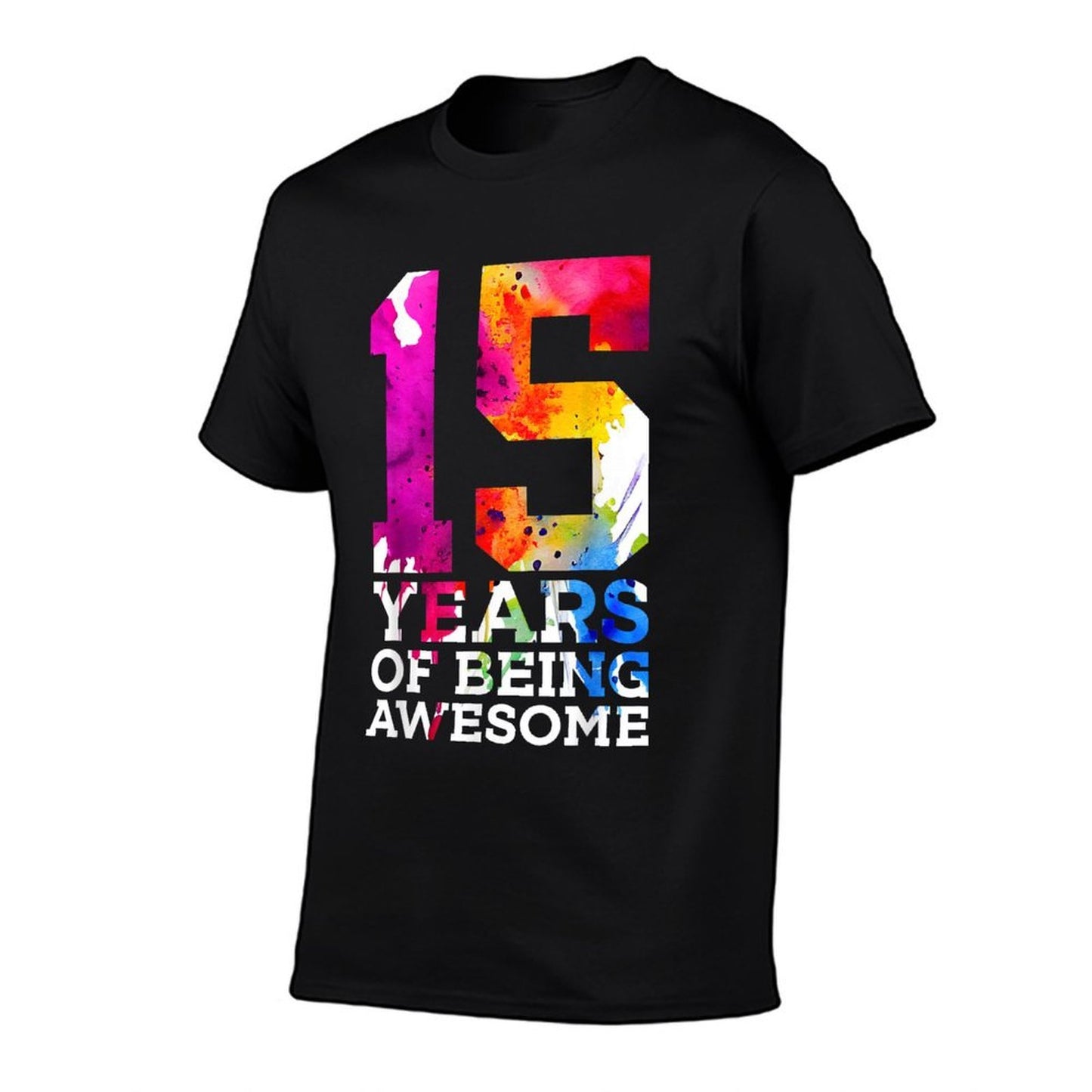 15 YEARS OF BEING AWESOME 15TH BIRTHDAY Easy-care T-Shirt