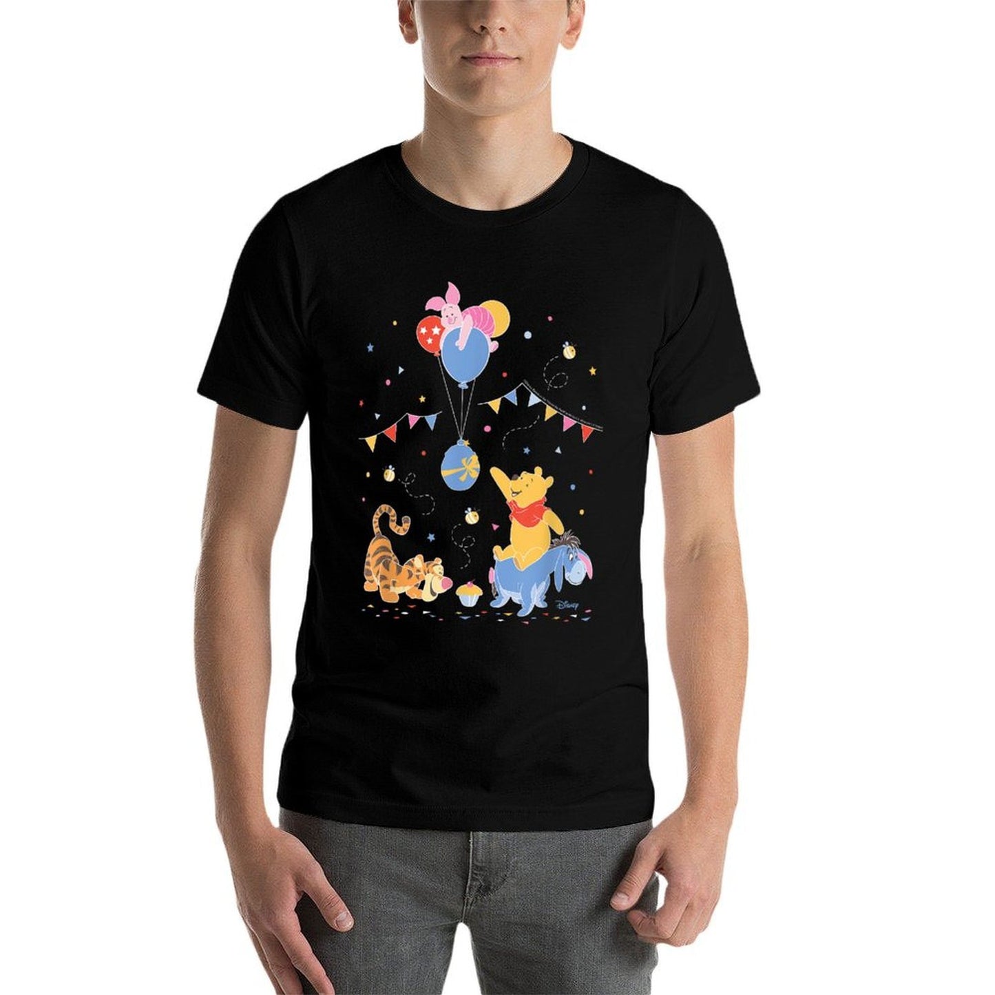 Winnie The Pooh - Pooh And Friends Birthday Party Affordable Price T-Shirt