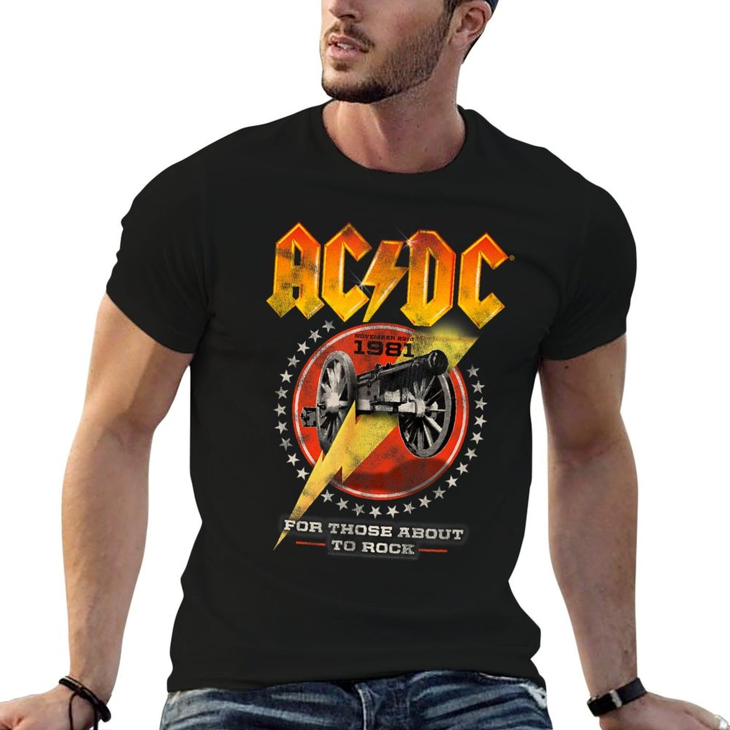 ACDC Rock Music Band For Those About To Rock 1981 Quick-drying T-Shirt