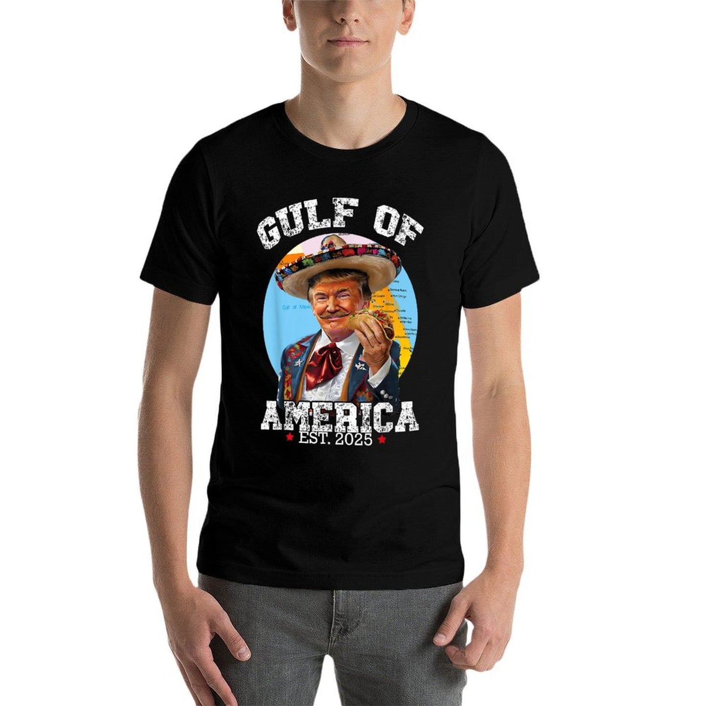 Funny Trump Gulf Of Us America 2025 Trump Graphic-printed T-Shirt