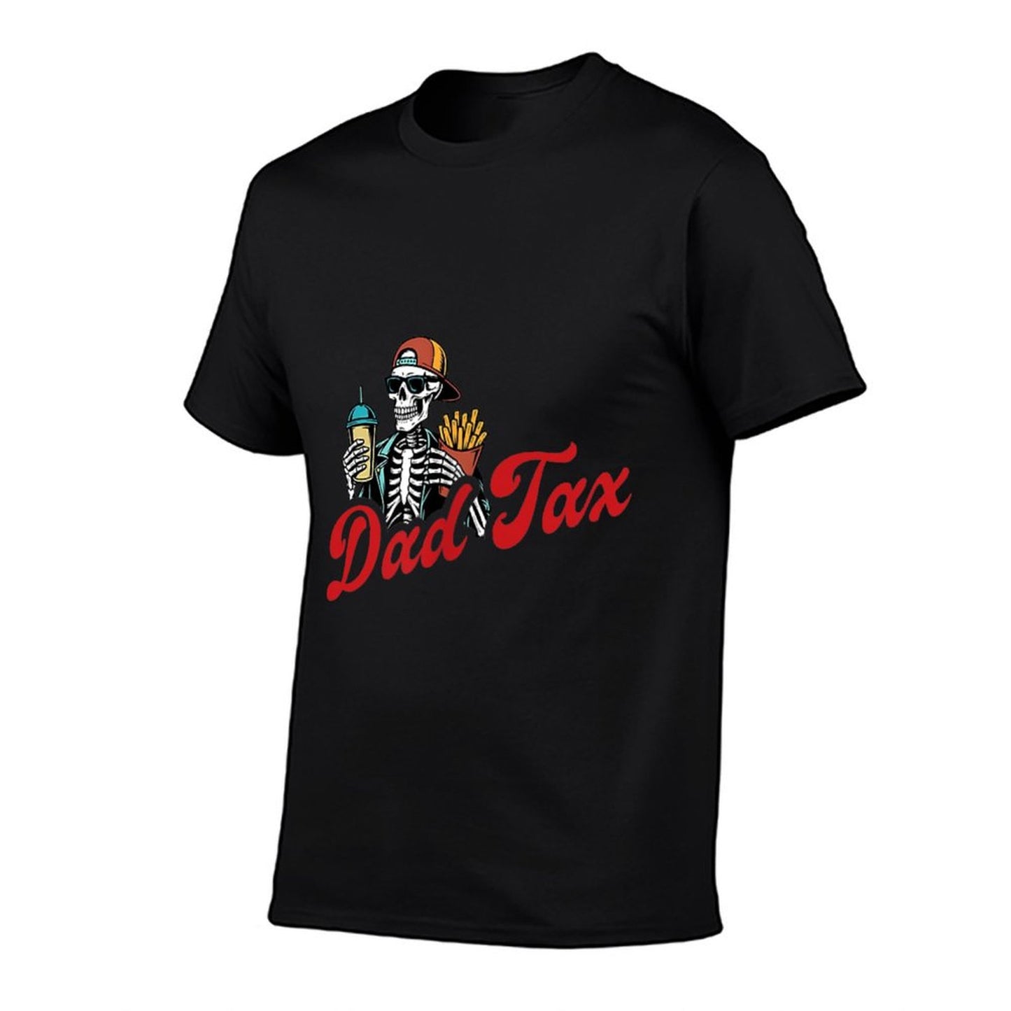 Dad Tax Making Sure It's Not Poison Skeleton Dad Tax 2 Sided Quick-drying T-Shirt