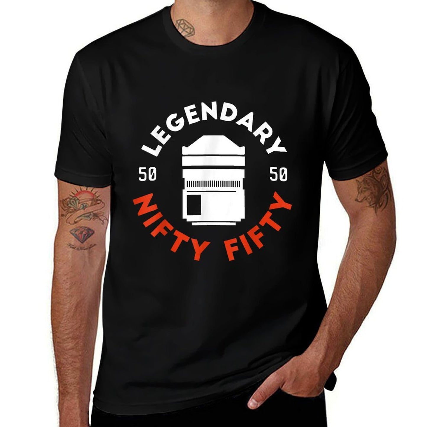 50th Birthday Photographer Nifty Fifty Classic T-Shirt
