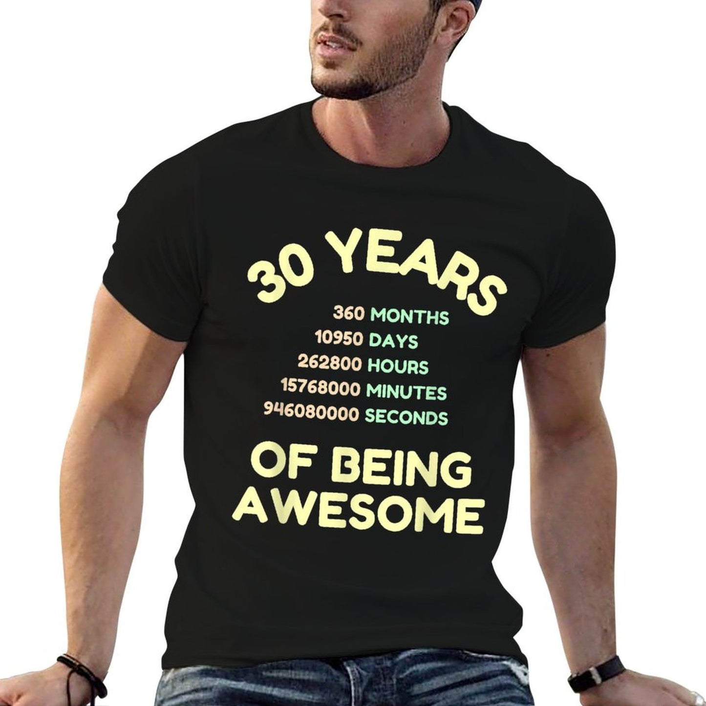Funny Awesome 30th Birthday Affordable Price T-Shirt