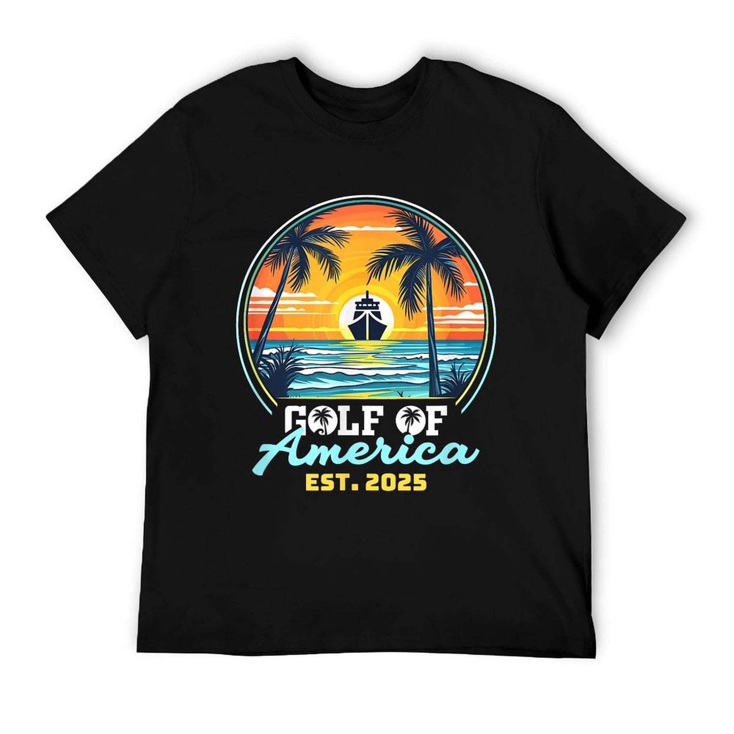 Funny USA America Shirt Gulf Of Us America Est 2025 Eco-friendly Material T-Shirt