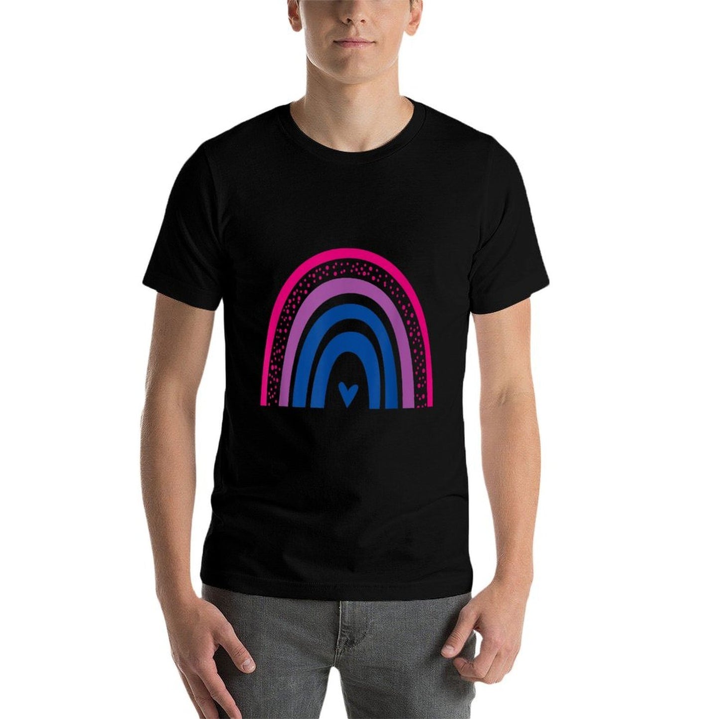 Human Rights LGBT Bisexuality Bi Pride Rainbow Bisexual Trendy Pattern T-Shirt
