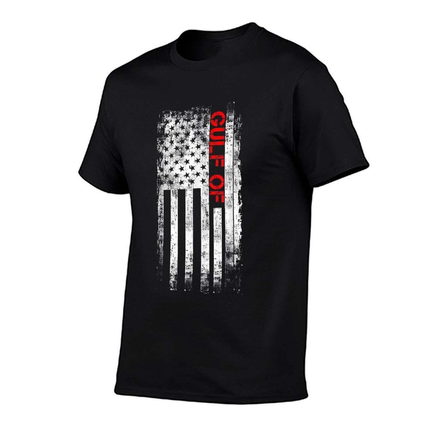 Gulf of USA America Funny Gulf of Mexico USA Flag Map July 4 Quick-drying T-Shirt