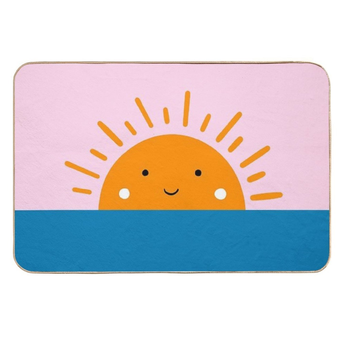 Sun on The Sea Odorless Bath Mat