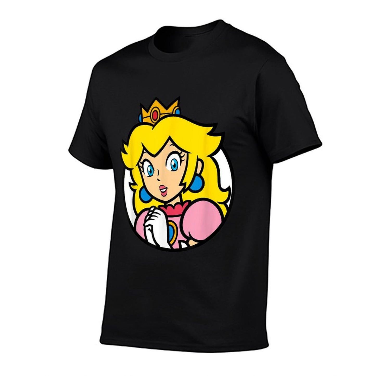 Super Mario Bros Princess Peach Nintendo Portrait Lightweight T-Shirt