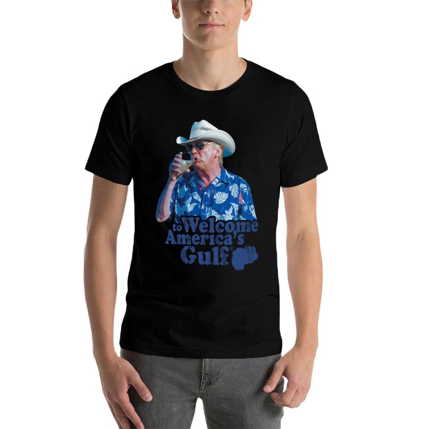 Welcome To America's Gulf Gulf of The United States Stretchy T-Shirt